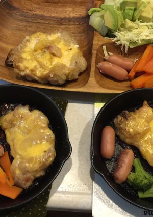 スキレットでチーズチキンソテー-レシピのメイン写真