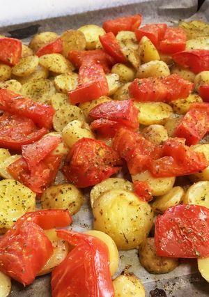 じゃがいもとトマトのオーブン焼き-レシピのメイン写真