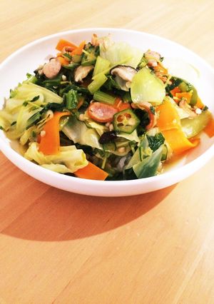 食欲そそる！カレー風味の野菜丼-レシピのメイン写真