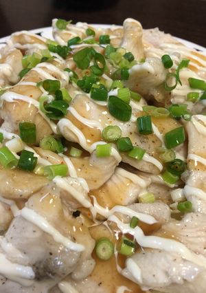 ツルン♪と鶏胸肉の和風あん&マヨがけ-レシピのメイン写真