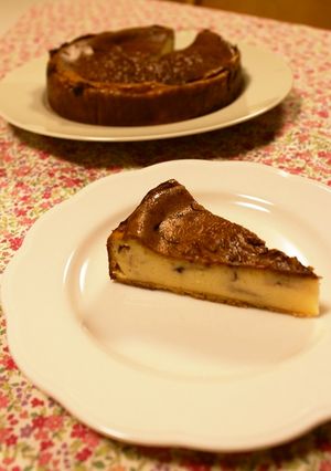 ベイクドチーズケーキ＊カシス-レシピのメイン写真