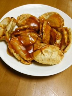 カリッと揚げ餃子の甘酢あん-レシピのメイン写真