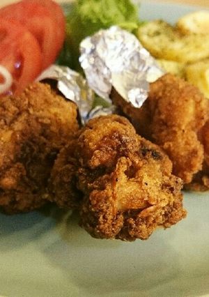 子供大好き♪鶏手羽元のカレー味唐揚げ ☆-レシピのメイン写真