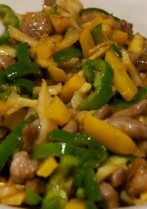 豚肉と筍のピリ辛みそ炒め-レシピのメイン写真