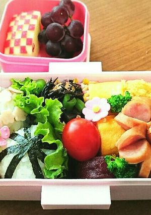 ☆小学生のお弁当☆デコ弁☆女の子お弁当☆-レシピのメイン写真