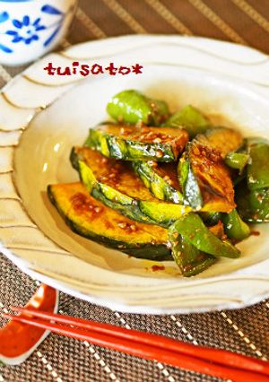 焼きかぼちゃとピーマンの醤油麹マリネ-レシピのメイン写真