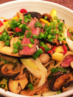 野菜たっぷり和風パスタ-レシピのメイン写真
