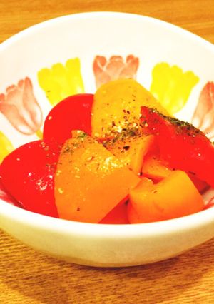 簡単！私の夏の定番『パプリカのマリネ』-レシピのメイン写真