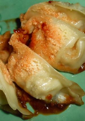 ケチャップ餡のチーズ焼き王将餃子-レシピのメイン写真