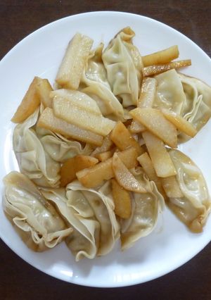 焼王将餃子と長芋の簡単おつまみ♡-レシピのメイン写真