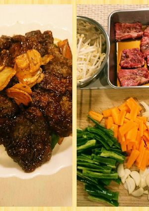 かんたん★和風仕立ての焼肉丼♪-レシピのメイン写真