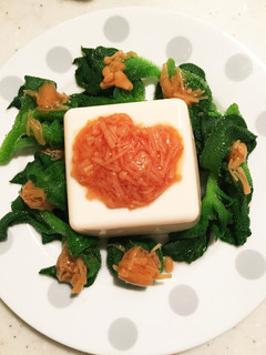 豆腐とアイスプラントの簡単サラダ♪-レシピのメイン写真