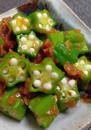 簡単美味しい❢オクラの梅おかか和え-レシピのメイン写真