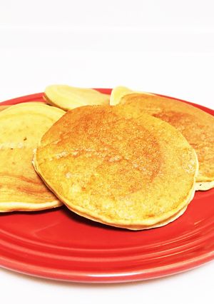グルテンフリー 大豆粉バナナパンケーキ-レシピのメイン写真