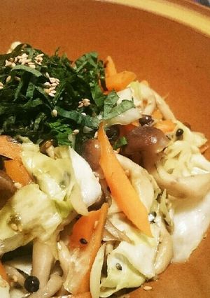 ふりかけ野菜炒め-レシピのメイン写真