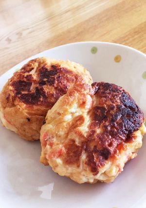 桜エビ香る☆ふんわりハンペンバーグ-レシピのメイン写真