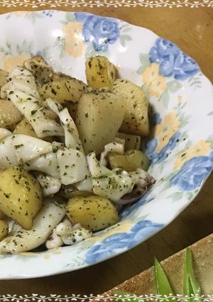イカとポテトのバジル和え-レシピのメイン写真
