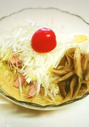 おからこんにゃく麺「Ｗネギ冷やし中華」-レシピのメイン写真