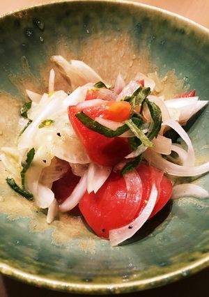 トマトと玉ねぎとしそマリネ-レシピのメイン写真