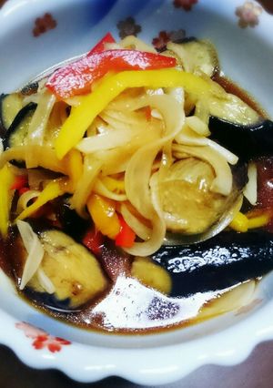 茄子のあげびたし！こうすればはねない！-レシピのメイン写真