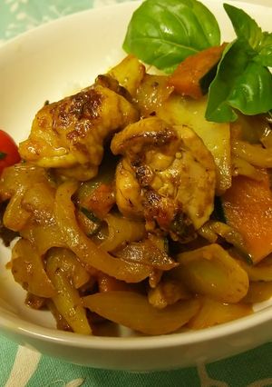 フライパンひとつで鶏肉のカレー炒め-レシピのメイン写真