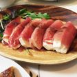 節約ヘルシー☆豆腐の生ハム巻き(^_^)