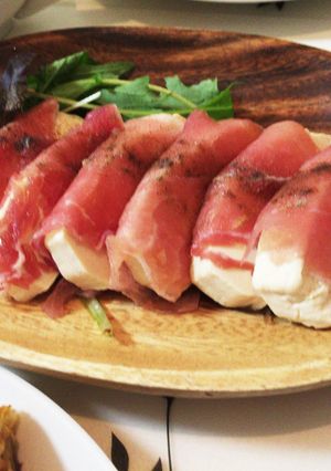 節約ヘルシー☆豆腐の生ハム巻き(^_^)-レシピのメイン写真