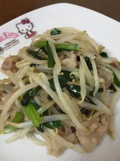 ちゃちゃっと簡単豚バラもやし炒め-レシピのメイン写真