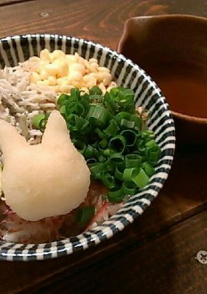 すだちの冷やしねこまんま(ФωФ)夏朝食-レシピのメイン写真