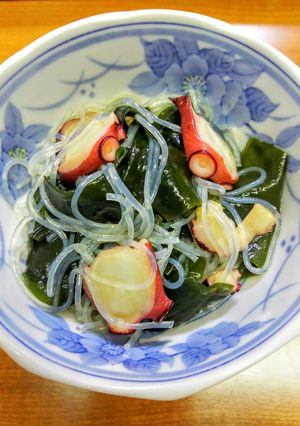 ﾀｺとﾜｶﾒの酢の物-レシピのメイン写真