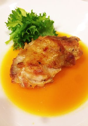 鶏肉のソテー、オレンジソース-レシピのメイン写真