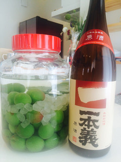 梅酒を日本酒で-レシピのメイン写真