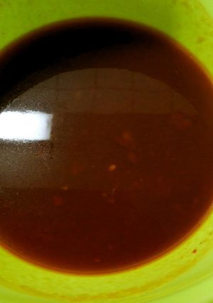 お肉や魚に！ケチャポン酢のピリ辛ソース！-レシピのメイン写真