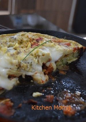 材料がイタリアンのオムレツ-レシピのメイン写真