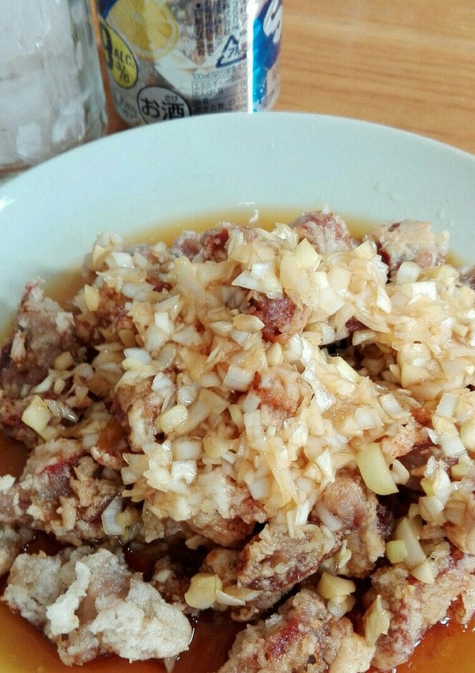 つかめ胃袋！揚げ焼き砂肝のネギソースかけ-レシピのメイン写真