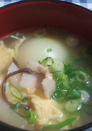 玉ネギ主役の中華スープ-レシピのメイン写真