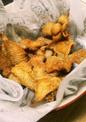 材料一つでパリパリジューシー鶏皮せんべい-レシピのメイン写真