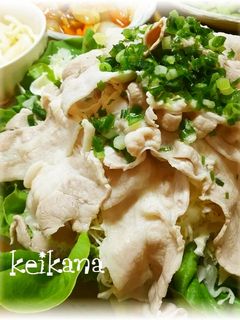 夏を元気に♪超簡単☆冷しゃぶサラダ♡-レシピのメイン写真