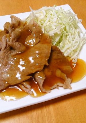 豚肉の生姜あんかけ-レシピのメイン写真