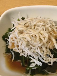 わかめとしらすのおろしポン酢あえ-レシピのメイン写真