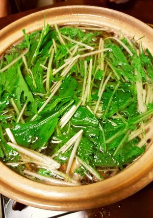 簡単！豚バラと水菜のしゃぶしゃぶ鍋-レシピのメイン写真