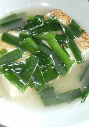簡単豆腐のニラあんかけ-レシピのメイン写真