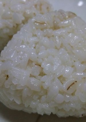 じゃがいもと一緒に炊いたご飯de塩むすび-レシピのメイン写真