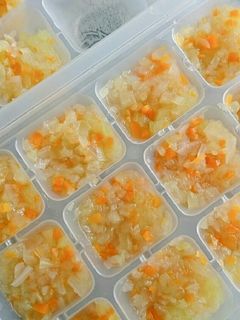 離乳食中期に!簡単ミックス野菜-レシピのメイン写真
