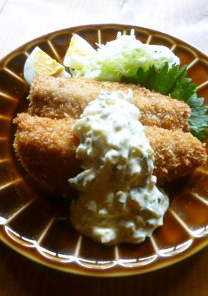 あじフライ☆青しそタルタルソース♪-レシピのメイン写真