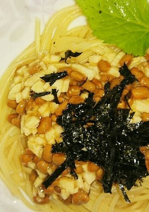 ネバネバ元気❗和風スパゲッティ❗-レシピのメイン写真