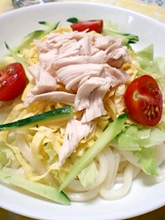 ゴマだれサラダうどん-レシピのメイン写真
