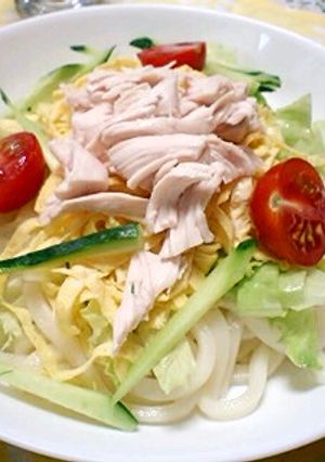 ゴマだれサラダうどん-レシピのメイン写真