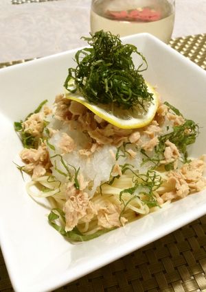 大根おろしとツナの冷製パスタ-レシピのメイン写真