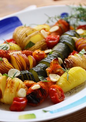ハッセルバックなグリル野菜-レシピのメイン写真